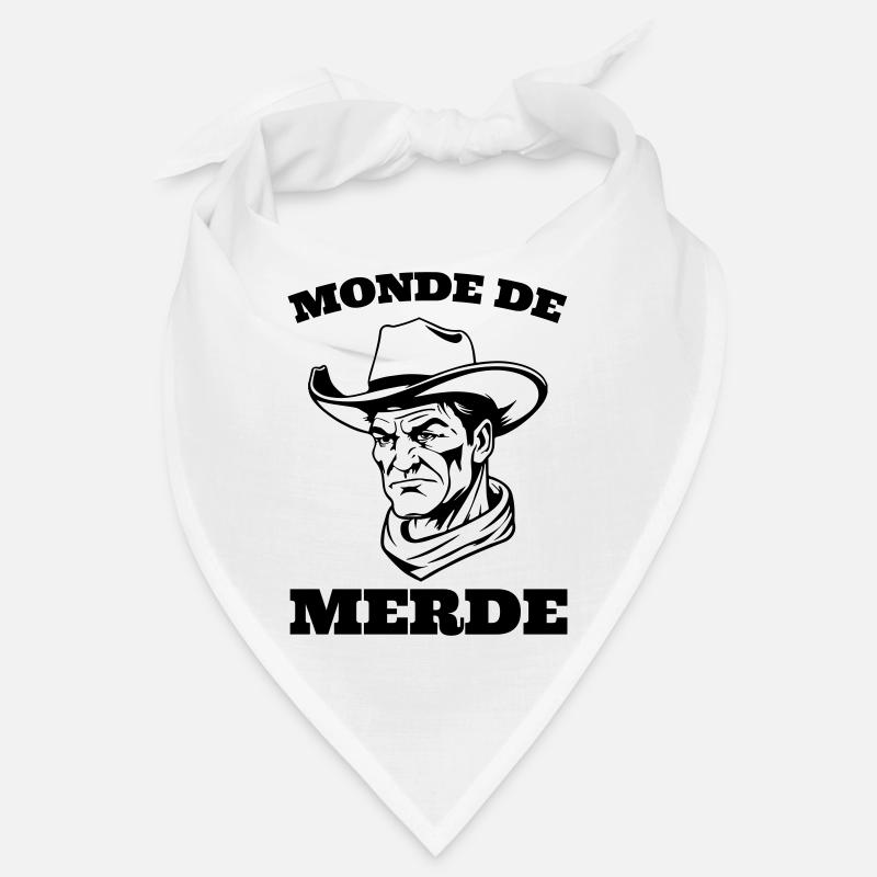 citation parodie Monde de merde Bandana