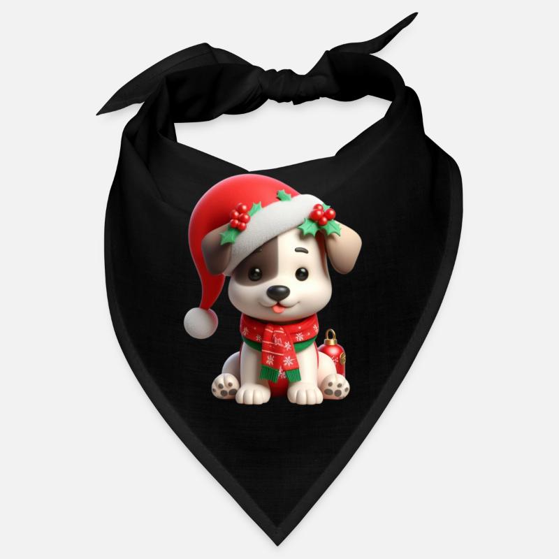 Chien Noël Bandana