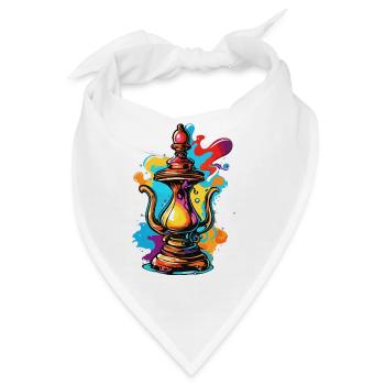 Wunderlampe / Wünsche /Orient / Wunder / Genie - Bandana - Weiß - Vorne