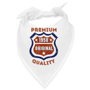 Premium-Qualität 1958 - Bandana - Weiß - Vorne