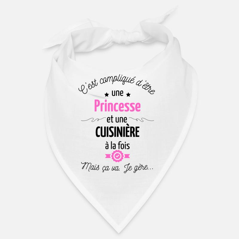 Princesse et cuisinière Bandana