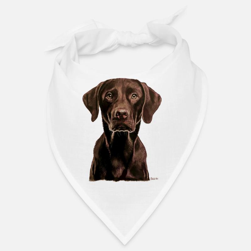 Labrador - Bandana - Weiß