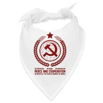 Global Unity Emblem - Bandana - Weiß - Vorne