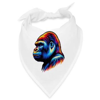 Gorilla - Bandana - Weiß - Vorne