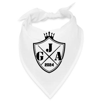 jga 2024 wappen - Bandana - Weiß - Vorne