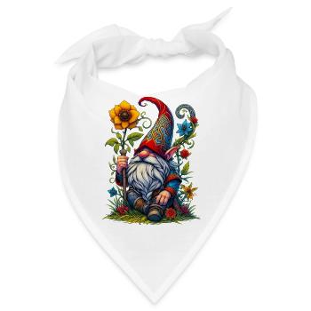 Gnom-Goblin-Elf - Bandana - Weiß - Vorne