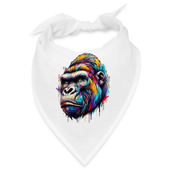 Gorilla - Bandana - Weiß - Vorne