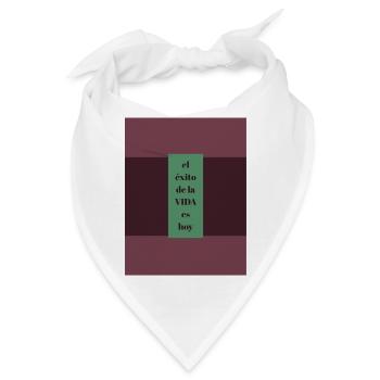 Erfolg ist heute - Bandana - Weiß - Vorne
