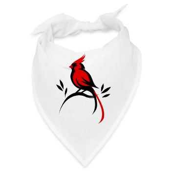 Kardinal - Bandana - Weiß - Vorne