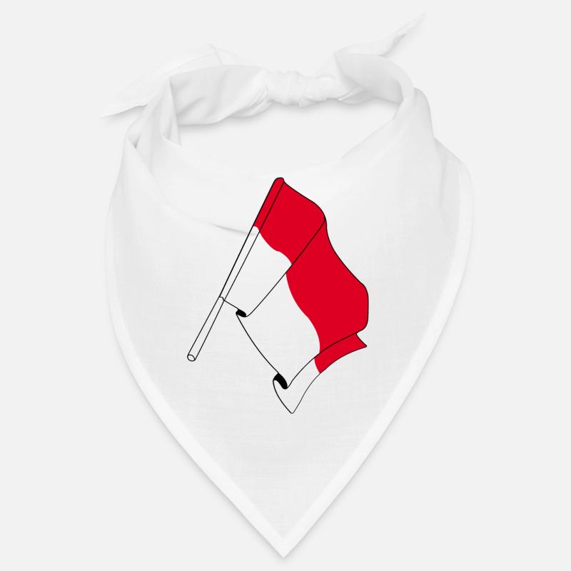Drapeau Indonésie Bandana
