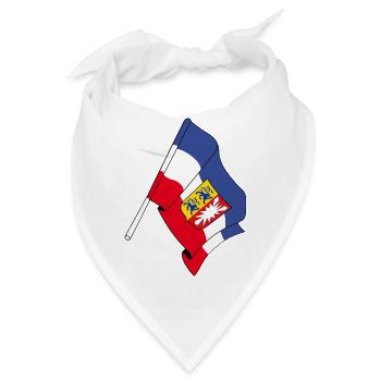 Flagge Schleswig Holstein - Bandana - Weiß - Vorne