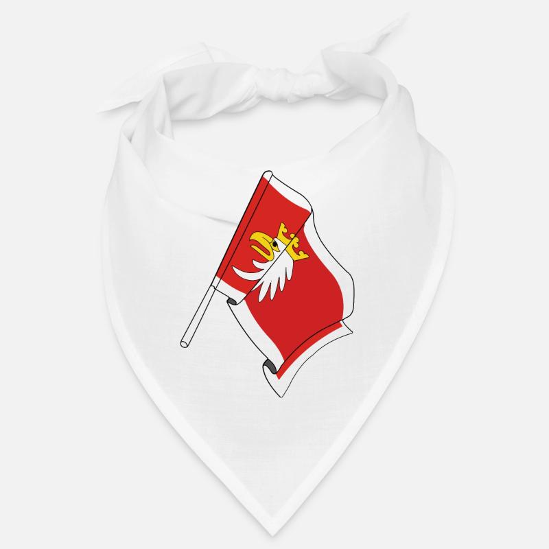 Drapeau : Warmia Masuria, Pologne Bandana