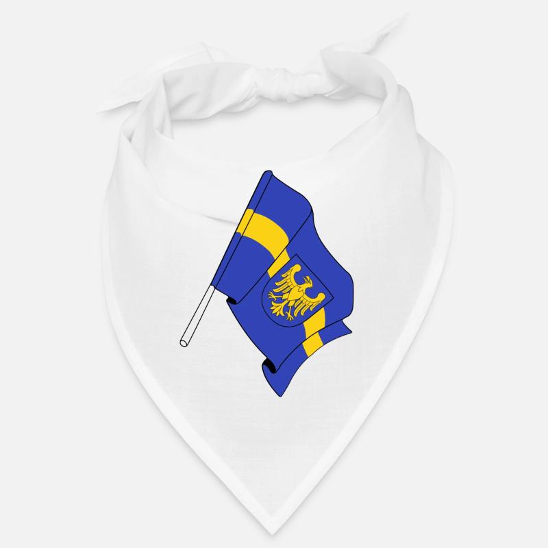 Drapeau : Silésie, Pologne Bandana