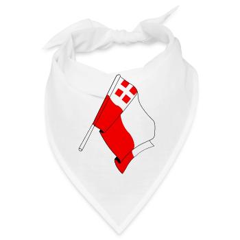 Flagge der Provinz Utrecht - Bandana - Weiß - Vorne