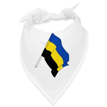 Flagge der Provinz Gelderland - Bandana - Weiß - Vorne