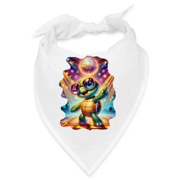 Party-Schildkröte - Bandana - Weiß - Vorne