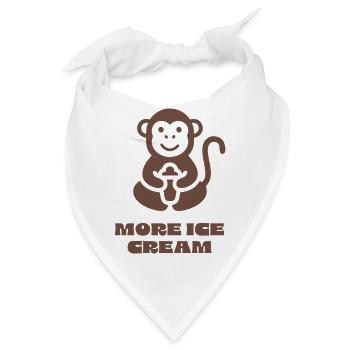 More Ice Cream - Bandana - Weiß - Vorne