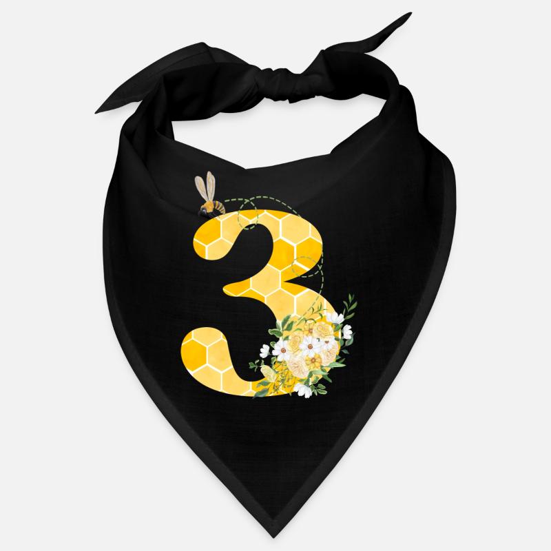 3rd Anniversary Bee Bandana