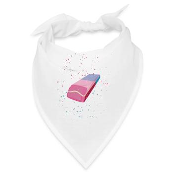 Eraser | Radiergummi - Bandana - Weiß - Vorne