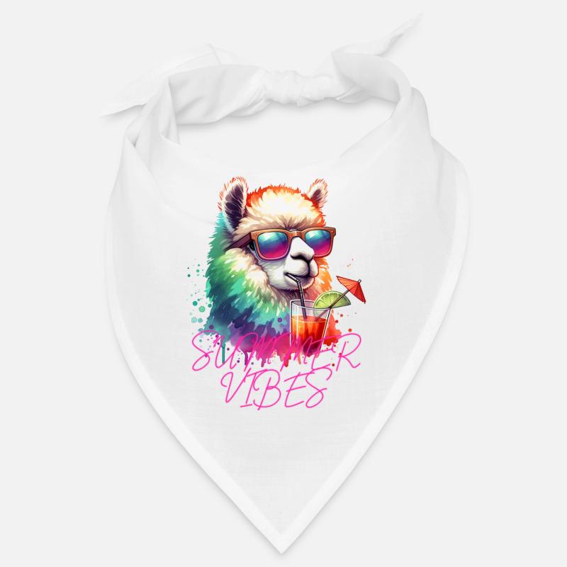 Alpaka Lama Sommer Bandana