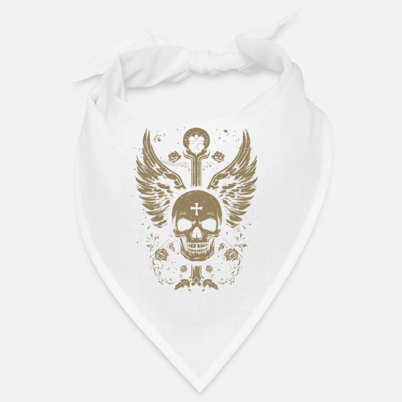 Goth Skull Grunge Cross Bandana