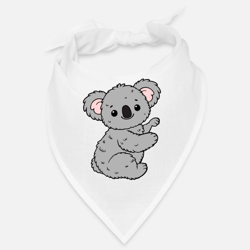 Koala Koalabär - Bandana - Weiß
