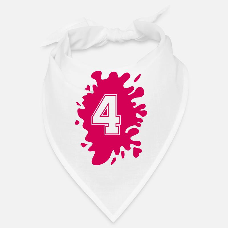 klecks 4 - Bandana - Weiß