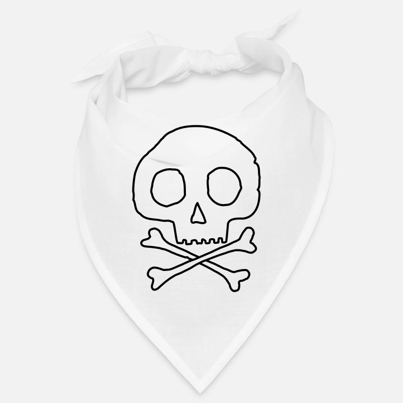 Schädel und Knochen Bandana