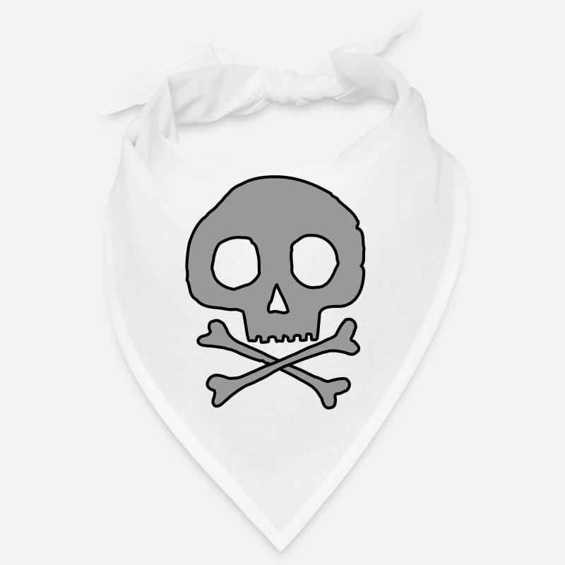 Skull and bones Bandana