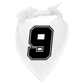 9 - Bandana - Weiß - Vorne
