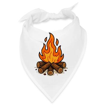 lagerfeuer - Bandana - Weiß - Vorne