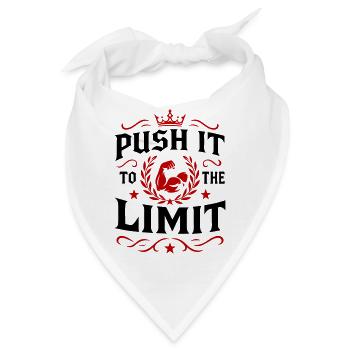 Push it to the limit - Bandana - Weiß - Vorne