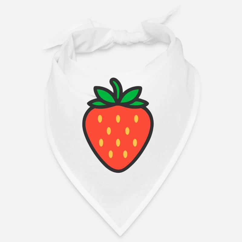 FRAISE LOGO ICÔNE FRUIT Bandana