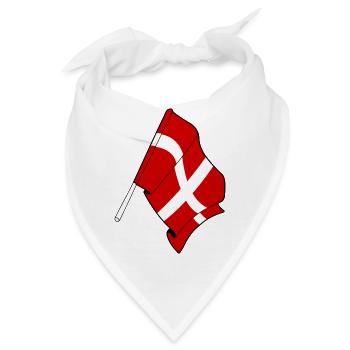 Savoyen, Frankreich – Regionalflagge in Einfachheit - Bandana - Weiß - Vorne