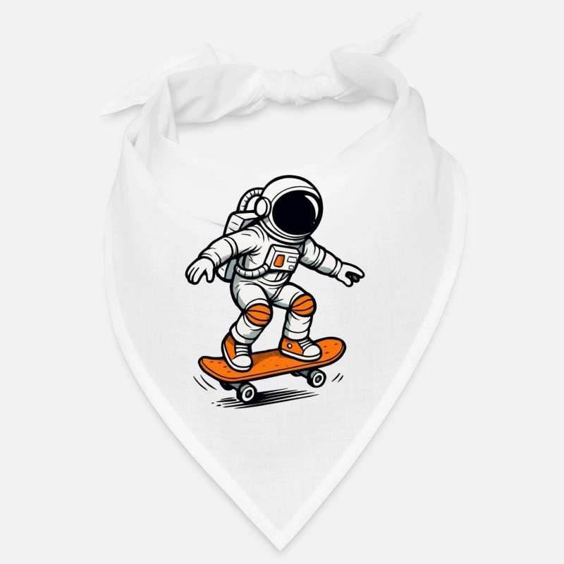 Planche à roulettes astronaute 1 Bandana