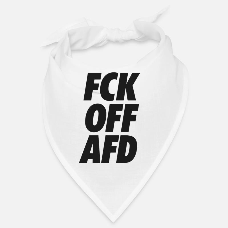 FCK OFF AFD Chemise de protestation Bandana