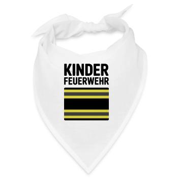 Kinderfeuerwehr – Kleine Helden ganz groß - Bandana - Weiß - Vorne