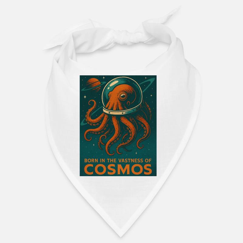 Octopus Rétro Espace Science-Fi Bandana