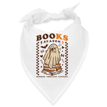 Bücher Saison Cute Ghost – Horror Thriller Fantasy - Bandana - Weiß - Vorne