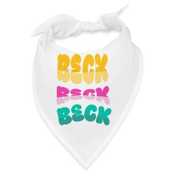 Beck  - Bandana - Weiß - Vorne
