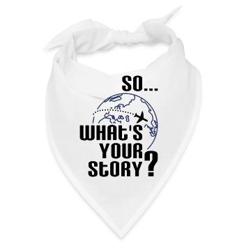 So... what's your story? - Bandana - Weiß - Vorne