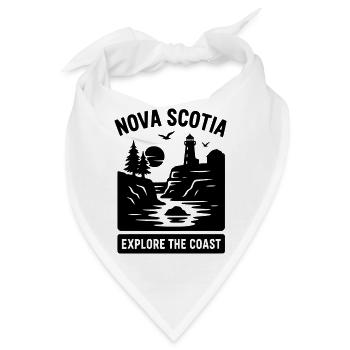 nova scotia eastcoast - Bandana - Weiß - Vorne