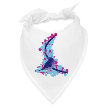 Fuchshai (Alopias supersiloucus) - Bandana - Weiß - Vorne