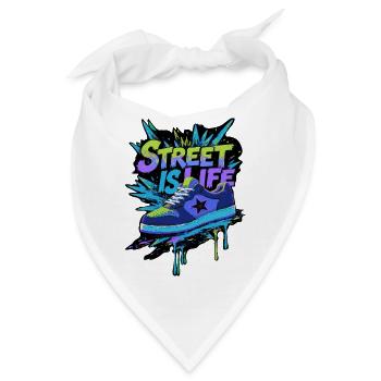 Streetwear Sneaker - Bandana - Weiß - Vorne