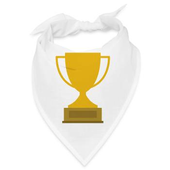 Trophäe - Bandana - Weiß - Vorne