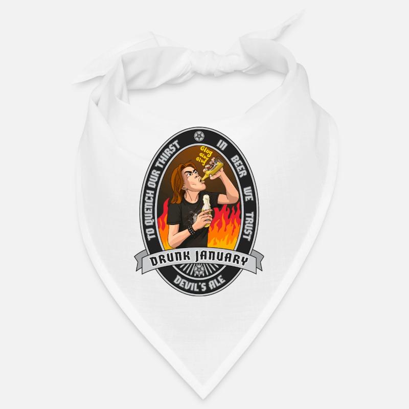 Drunk January Bandana