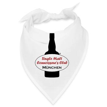 Single Malt Club München - Bandana - Weiß - Vorne