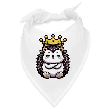 Igel Igelliebhaber Igelbesitzer Igelhalter Stachel - Bandana - Weiß - Vorne