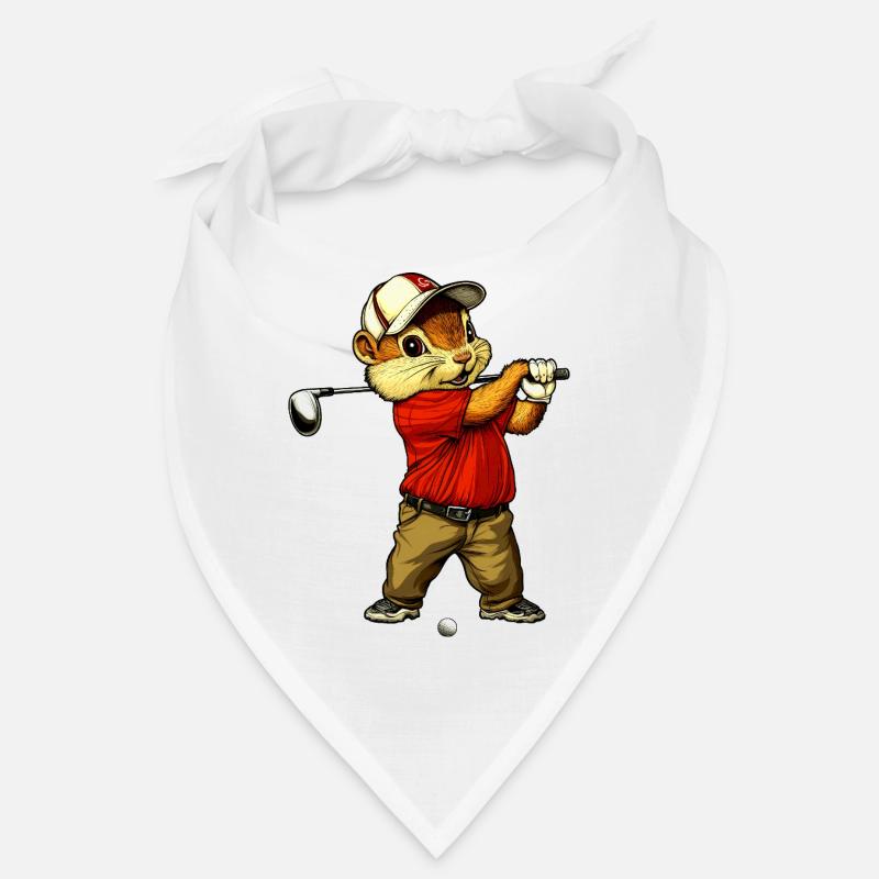 Chipmunk Golf Bandana