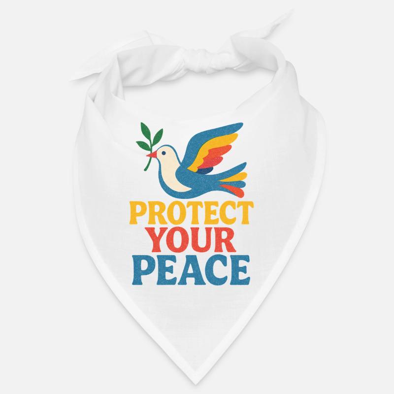 Vibrant Dove Peace Poster Bandana